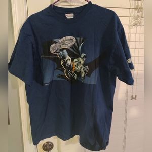Vintage Batman T Shirt Men's Large Hanes Beefy Tee Graphitti Brand.